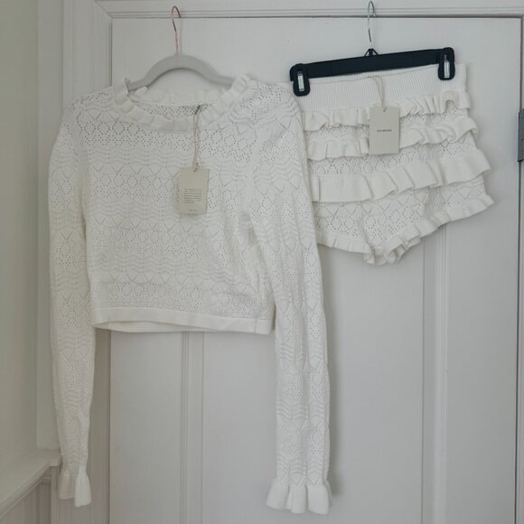Tularosa Knit Shorts Set - NWT Size M - Picture 9 of 11